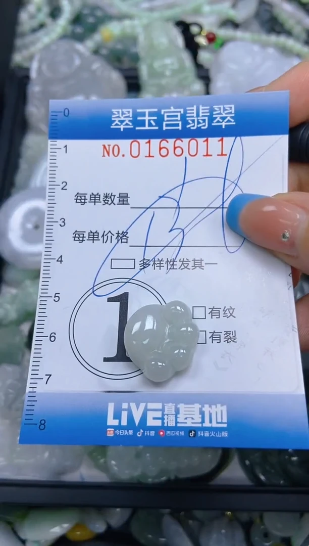 翡翠未镶嵌颈饰闪购0166011