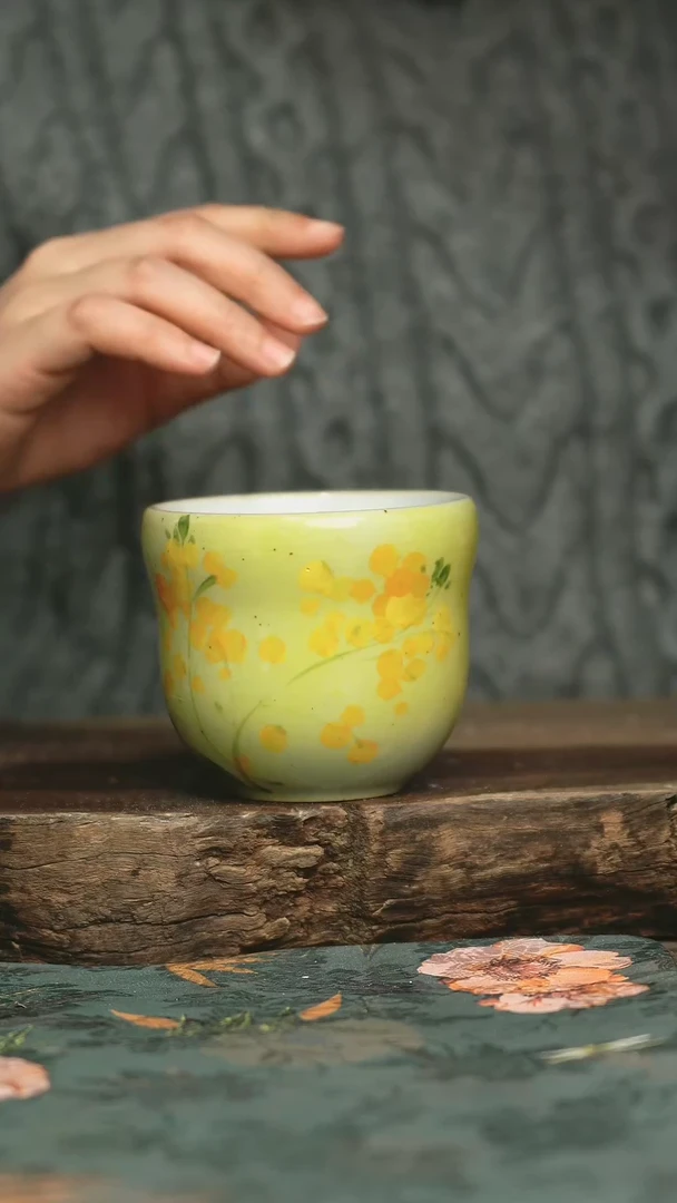 【闪购商品】瓷片釉下彩手工手绘同款陶器