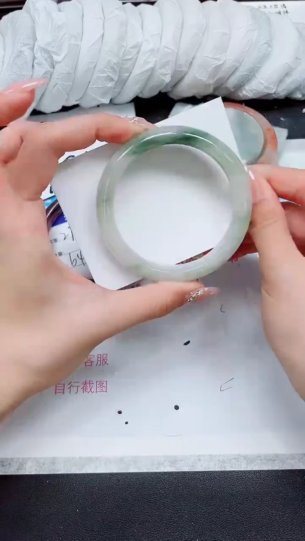 【闪购商品】石英质玉手镯未镶嵌A291-59/60