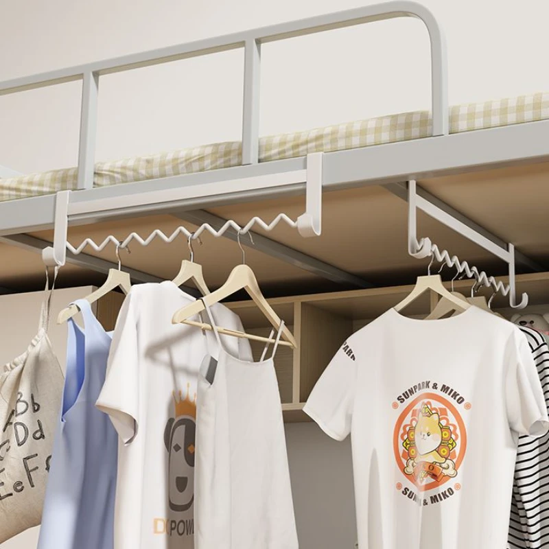宿舍衣柜床边挂钩挂衣架波浪晾衣架下铺收纳神器