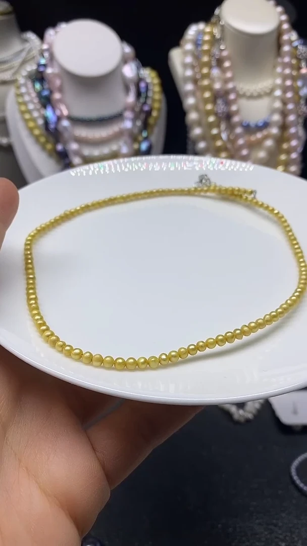 颈饰未镶嵌淡水珍珠多人