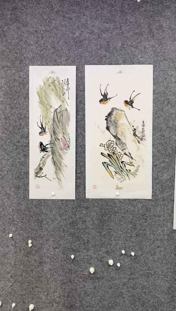 国画尚定固国画作品