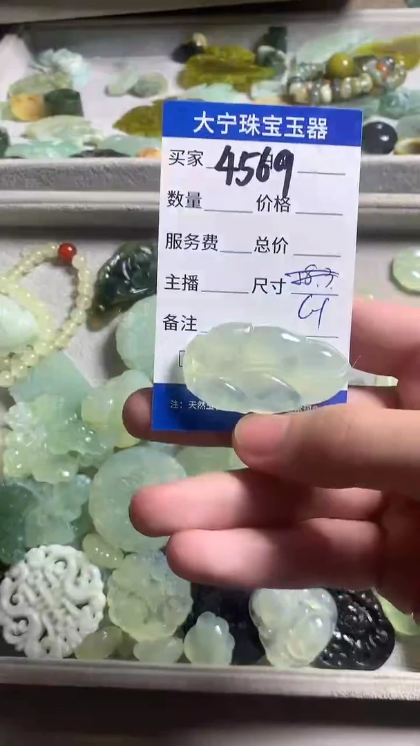 未镶嵌蛇纹石玉颈饰4569