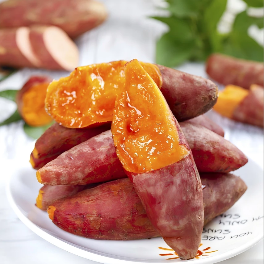 【拇指薯】薯农沙地蜜薯现挖现发红薯5斤装带箱生鲜