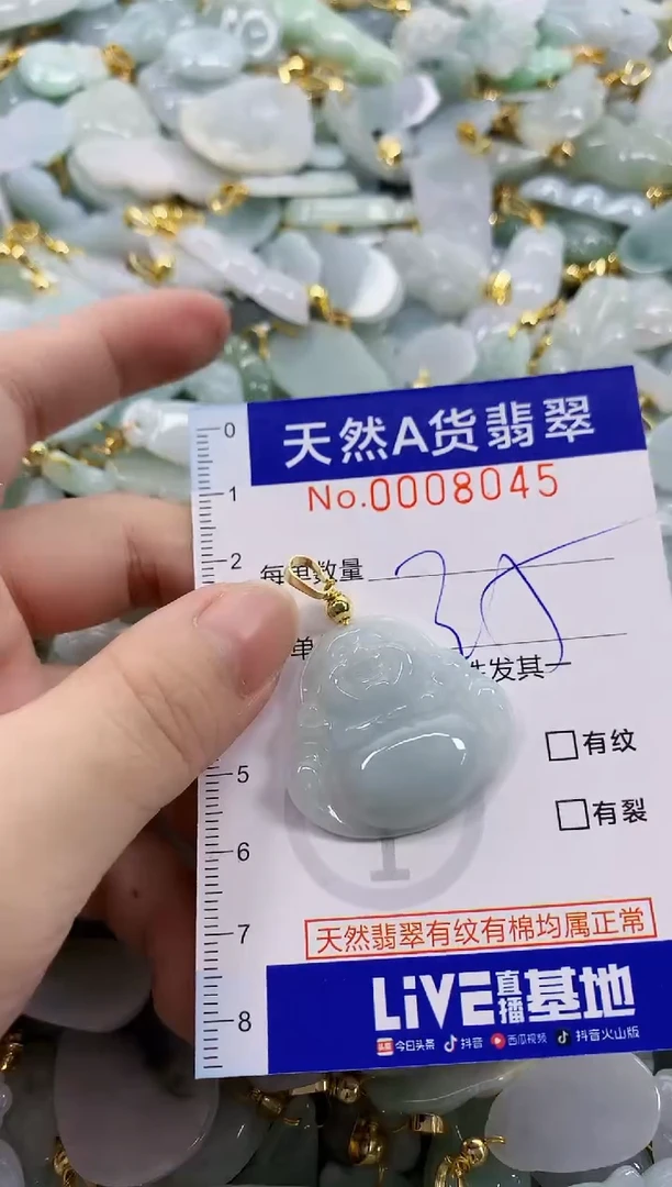 颈饰未镶嵌翡翠天然A货翡翠