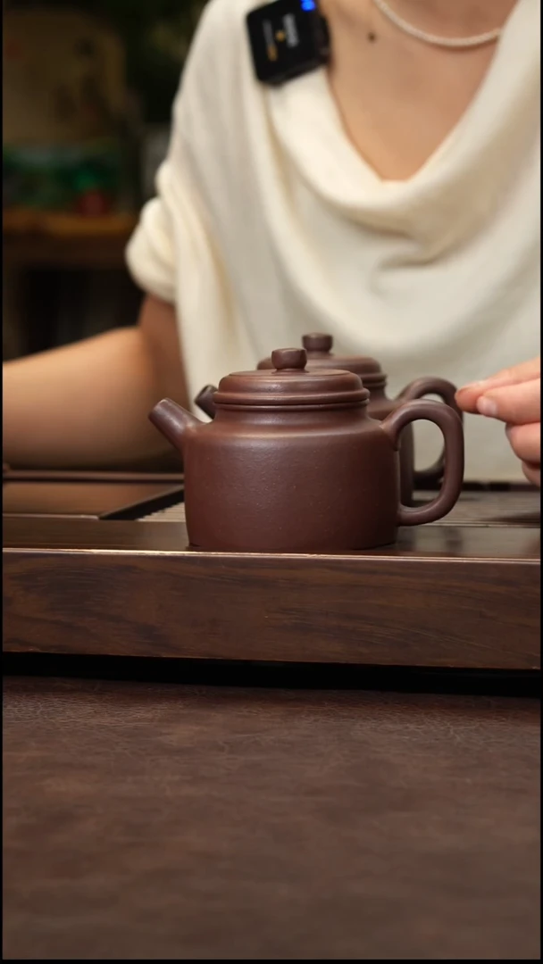 茶壶紫砂底槽清德钟200cc左右