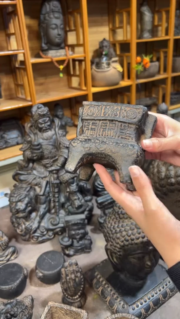陶土【火山泥】小香炉