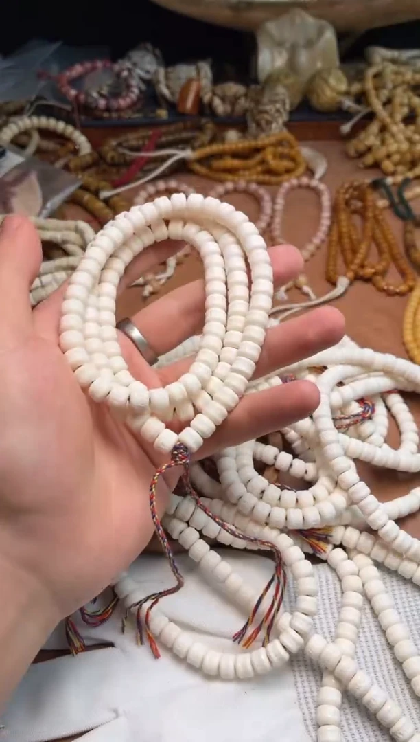 牛骨其他n085 骨瓷白雕刻嘎巴啦