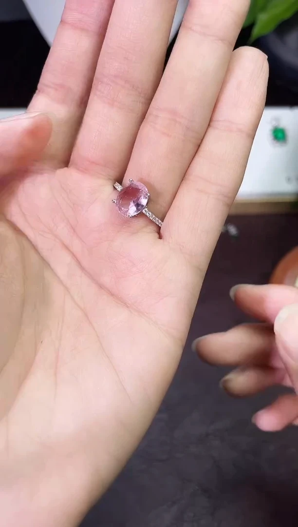 合金合成钻石粉宝戒指