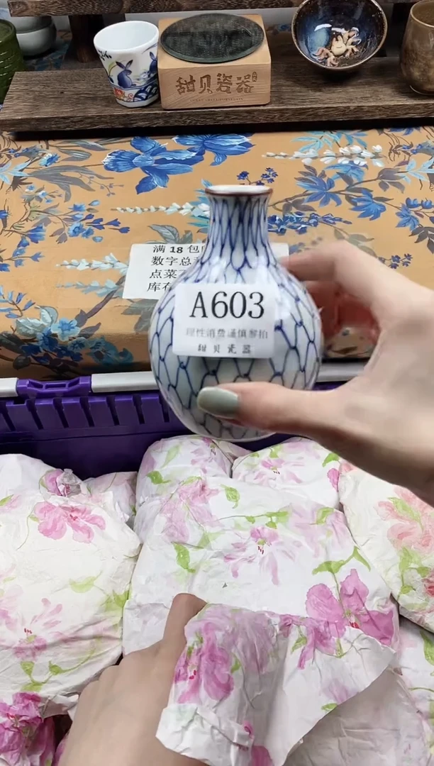 瓷片静**雨                A603