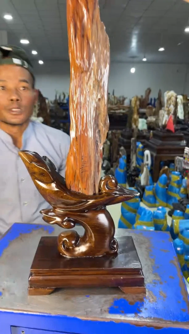 未镶嵌摆件硅化玉48