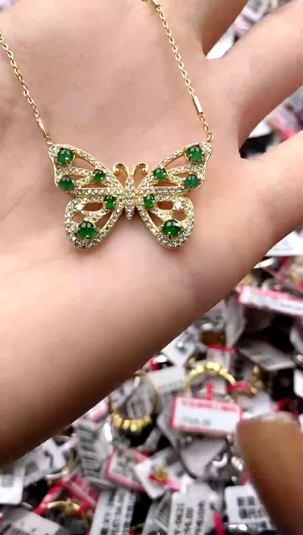 【闪购商品】翡翠戒指银S925镶嵌44444444     7