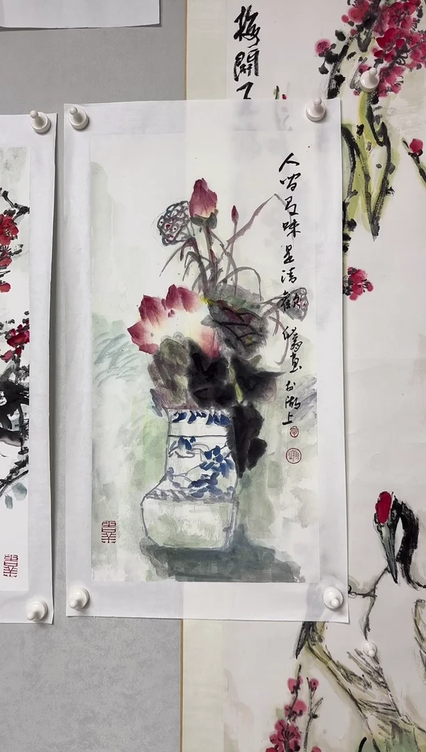 国画财**滚毛翔先老师国画作品