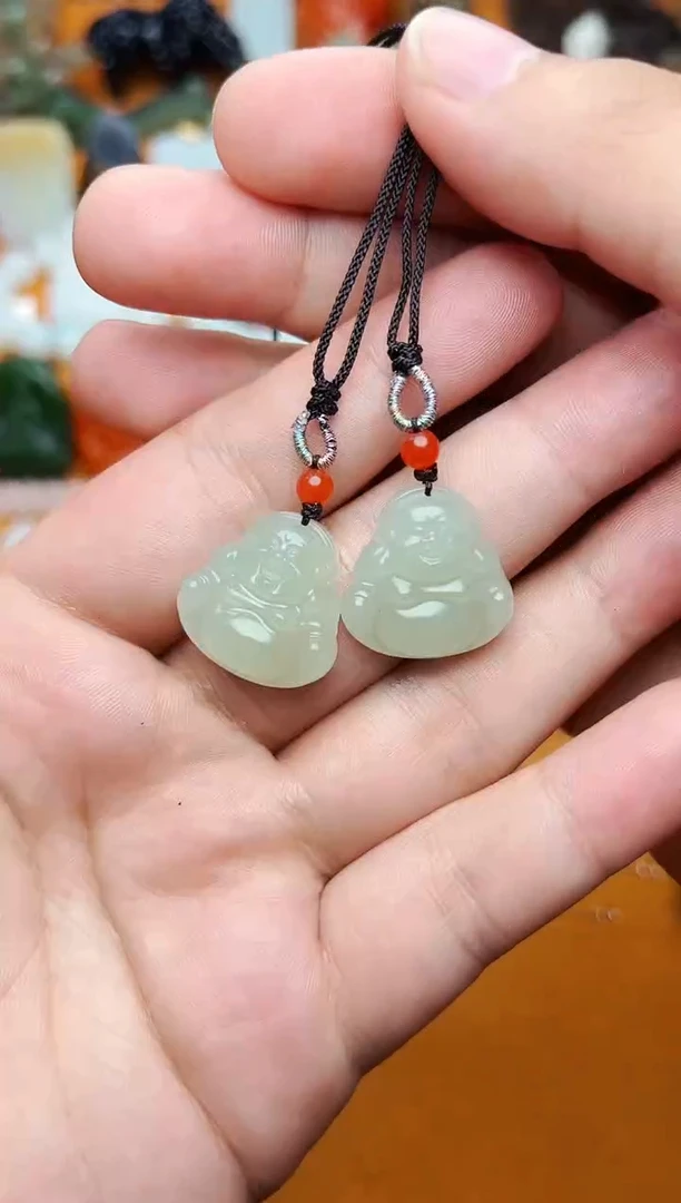 【闪购商品】和田玉颈饰未镶嵌佛公多样性拍一发一