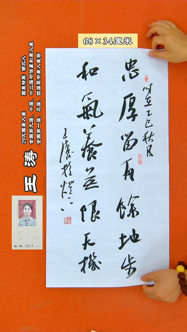 书法35R王涛书法作品