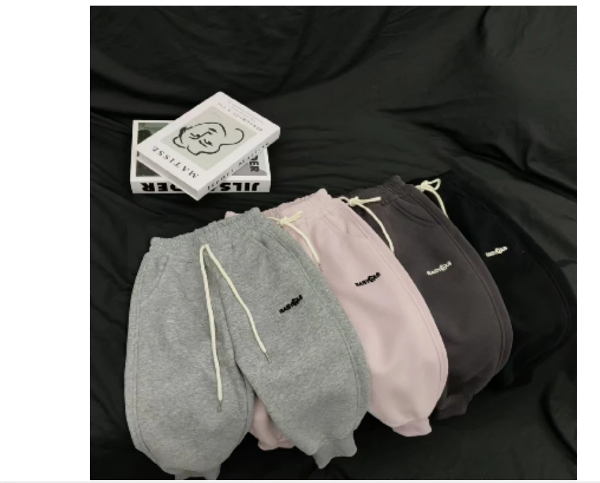 中大童秋冬款儿童加绒休闲裤三号