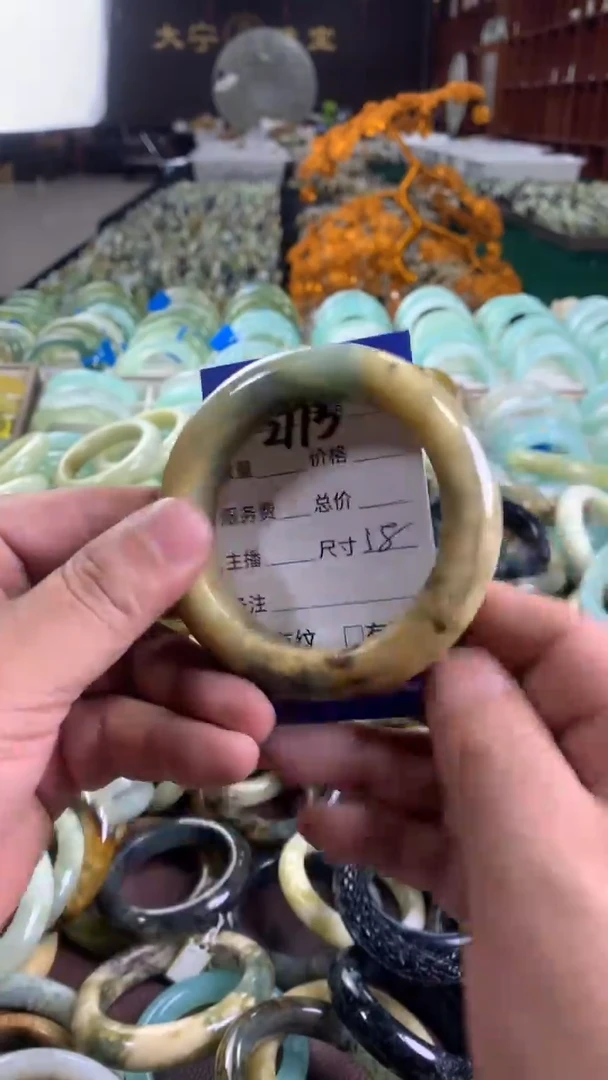 未镶嵌蛇纹石玉手镯2773