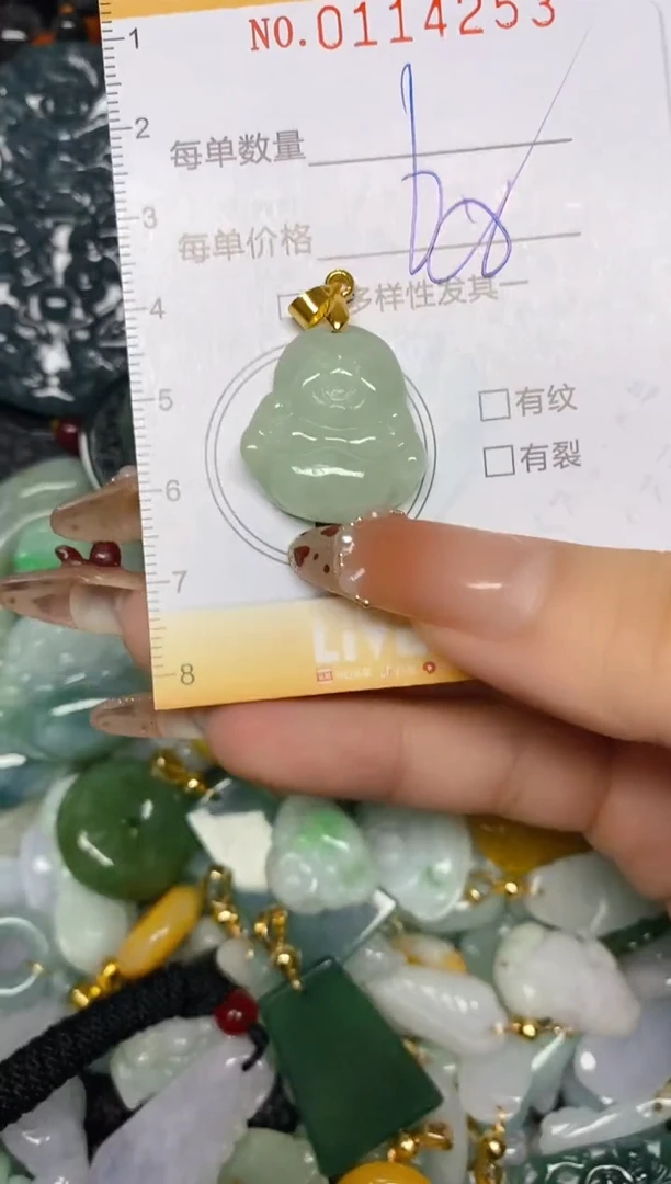 【闪购商品】翡翠颈饰未镶嵌闪购0114253多样性发其一