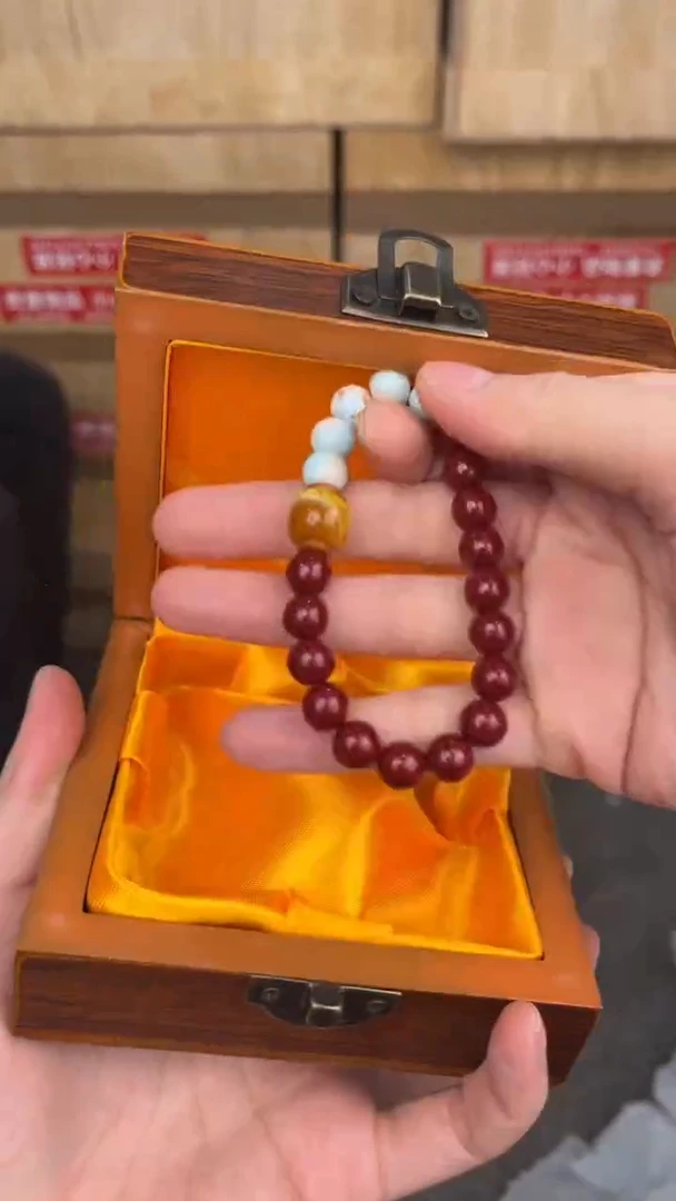 品茗文玩阁单圈手串链接@@SP364