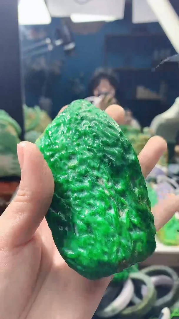 颈饰未镶嵌翡翠无***相天然缅甸翡翠a货