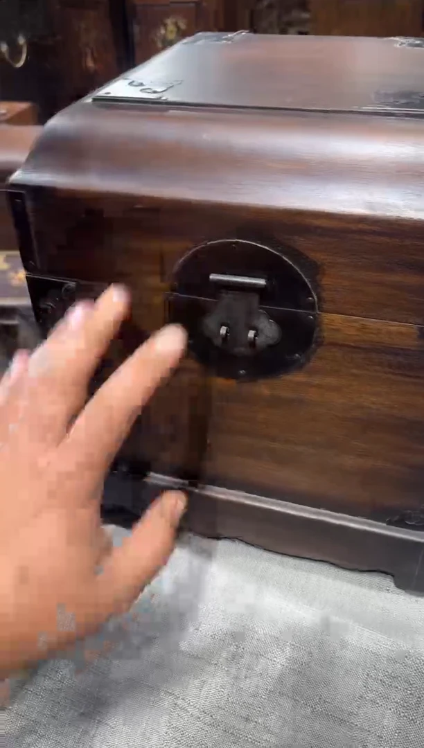 木流***泪海黄印章盒子1111