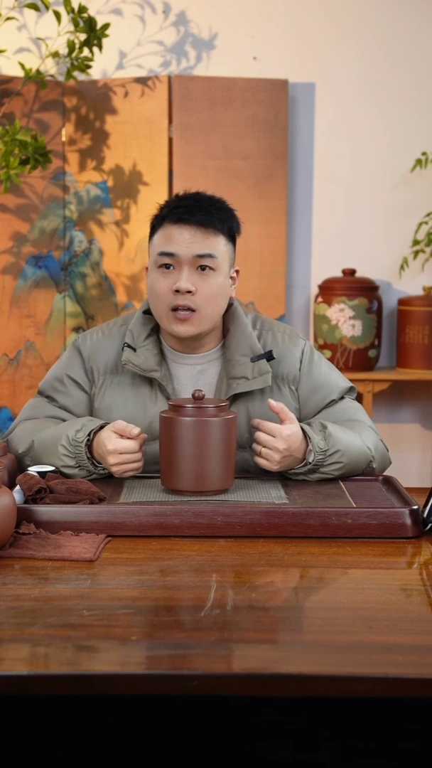 宜兴原矿紫砂茶叶罐