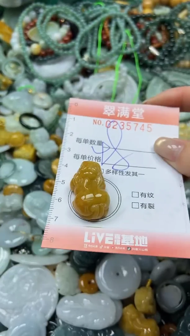 未镶嵌挂件翡翠闪购0235745