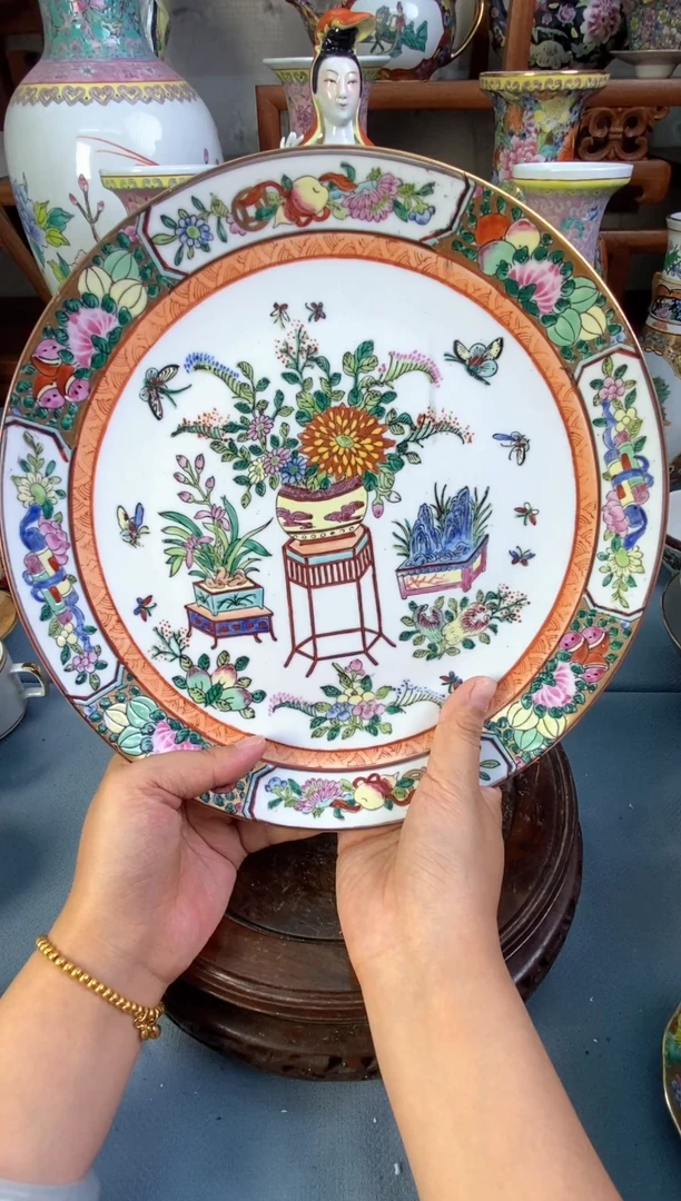 瓷片微瑕慎拍景德镇窑老厂瓷器单件