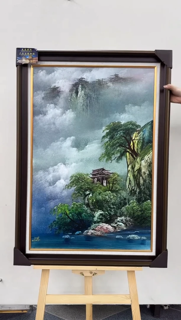 国画王东圃-油画山水作品