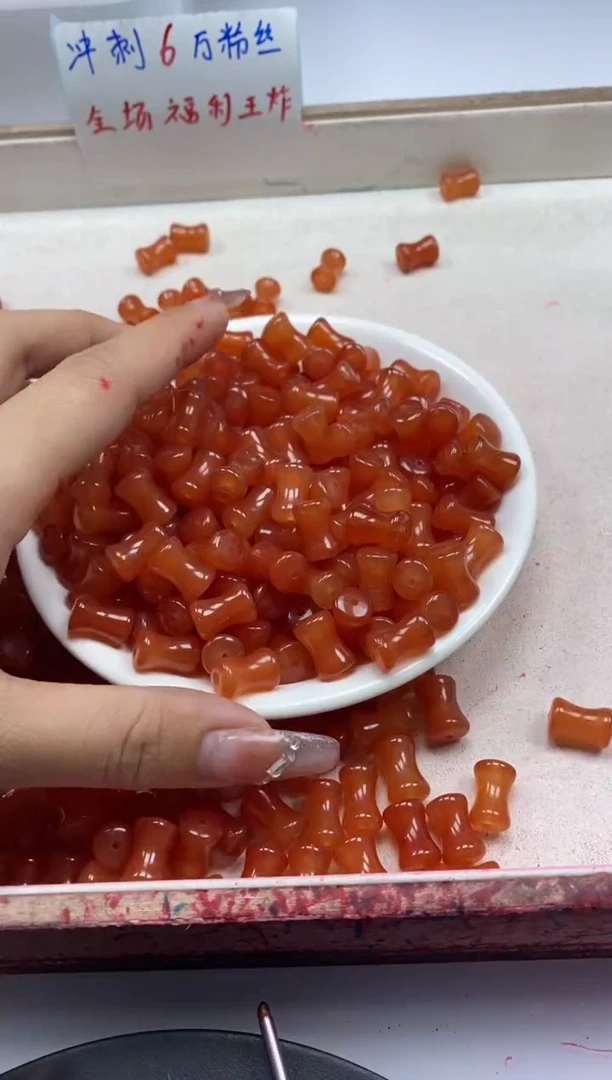 【闪购商品】南红玛瑙颈饰未镶嵌w1382南红竹节12*8mm*20颗