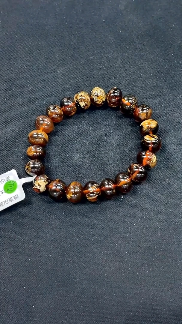 裸石琥珀未镶嵌抚顺琥珀11+溶洞花蜡血底多样性发其一