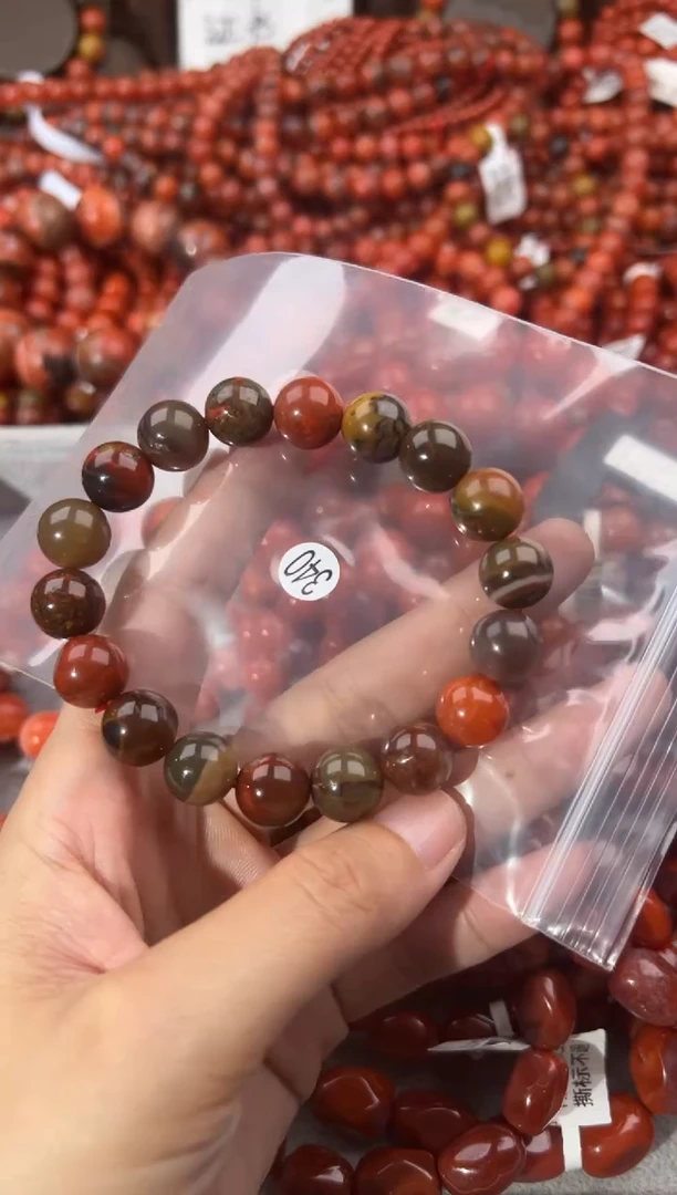 南红玛瑙手串未镶嵌11+
