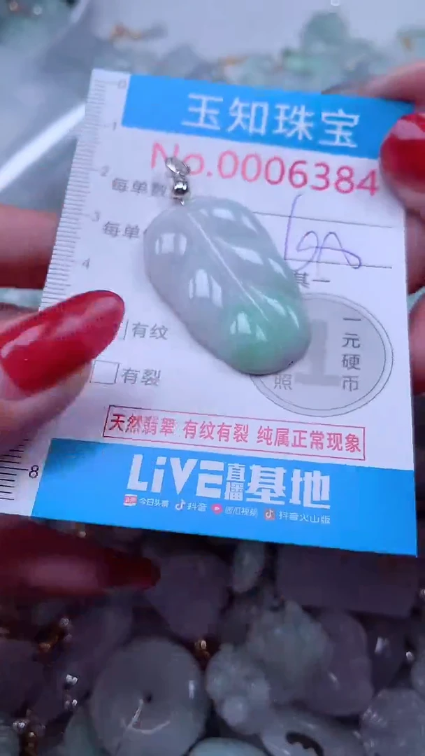 吊坠(不含链)未镶嵌翡翠6384