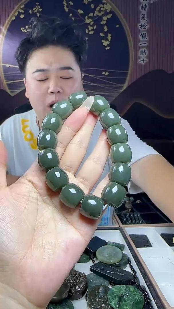 手串未镶嵌和田玉和田玉买一发一