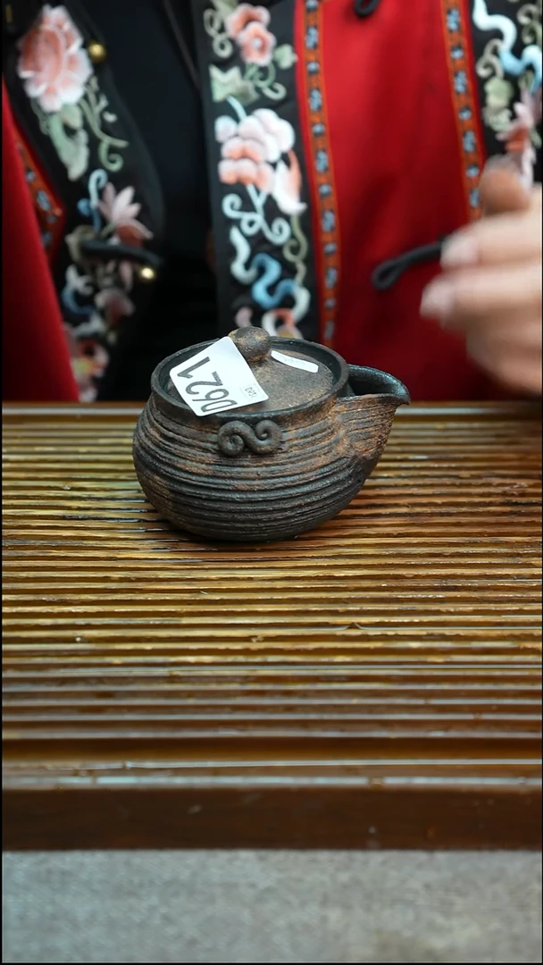 万古烧粗陶手工手做茶具