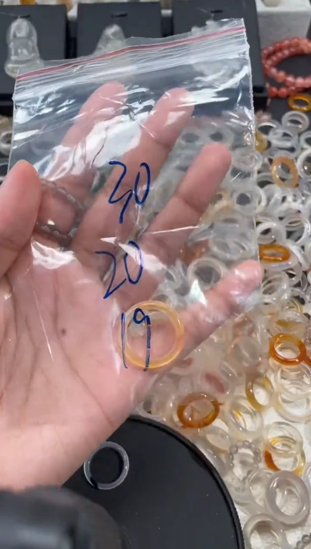 玛瑙/玉髓戒指未镶嵌30