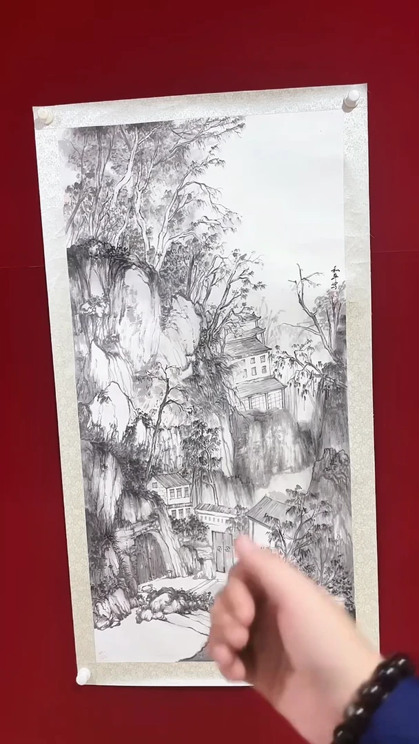 国画国画Y-杨和平山水8平尺