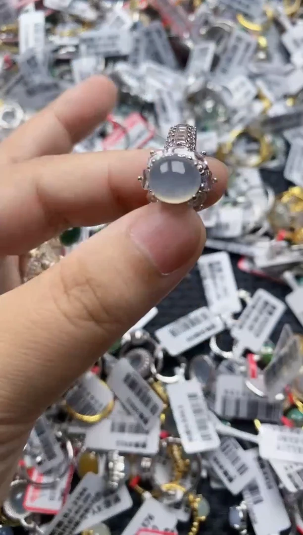 翡翠戒指未镶嵌5555---4