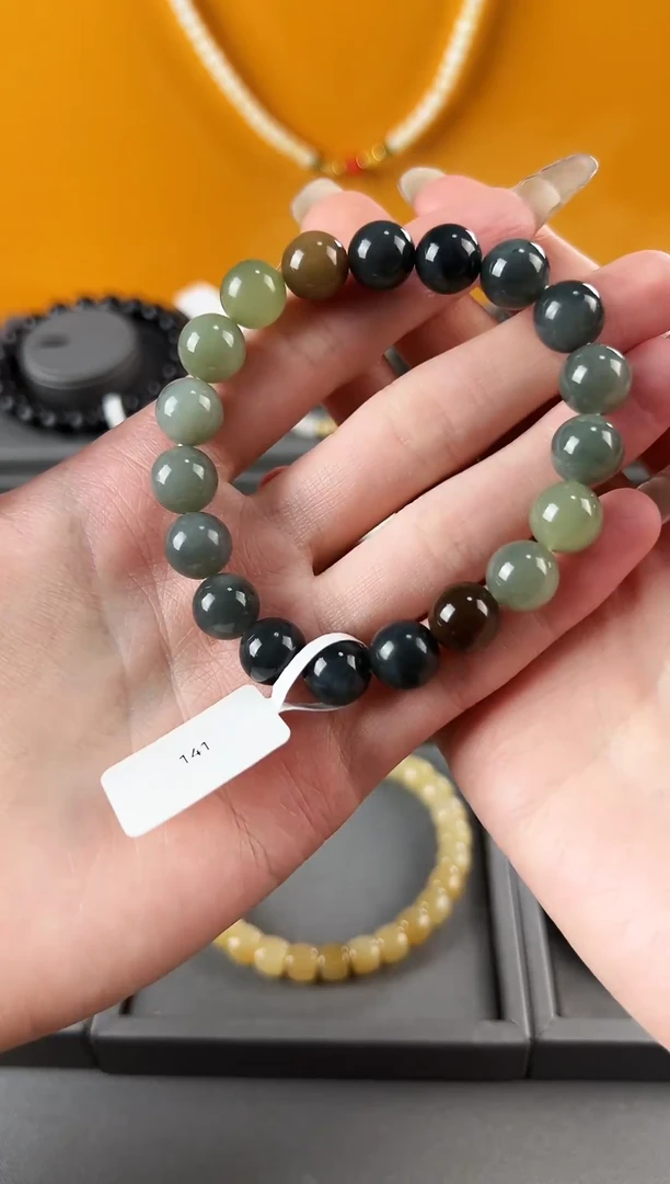 未镶嵌手串和田玉141楼兰卡10mm