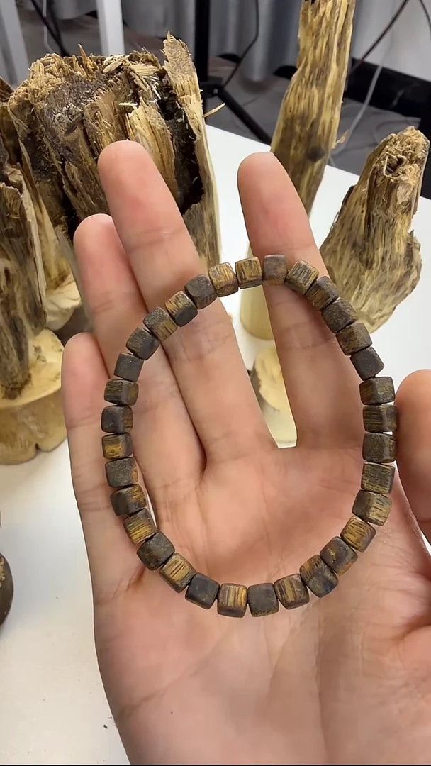 沉香手串奇楠沉香手串小方糖06单圈