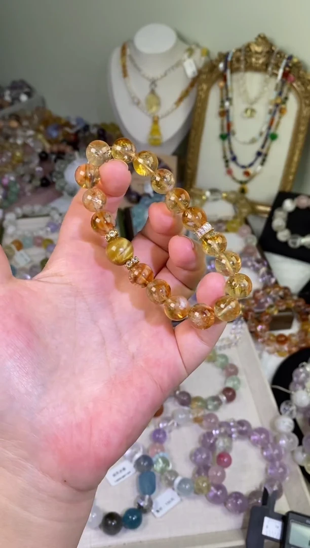 项链未镶嵌水晶黄塔晶设计款