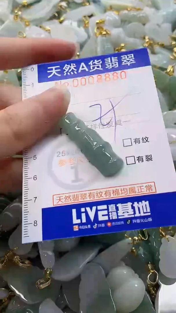 颈饰未镶嵌翡翠纯天然a货翡翠