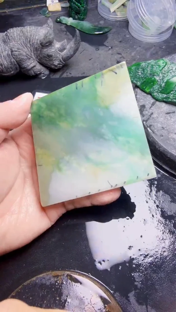 未镶嵌挂件翡翠水*泪天然翡翠320