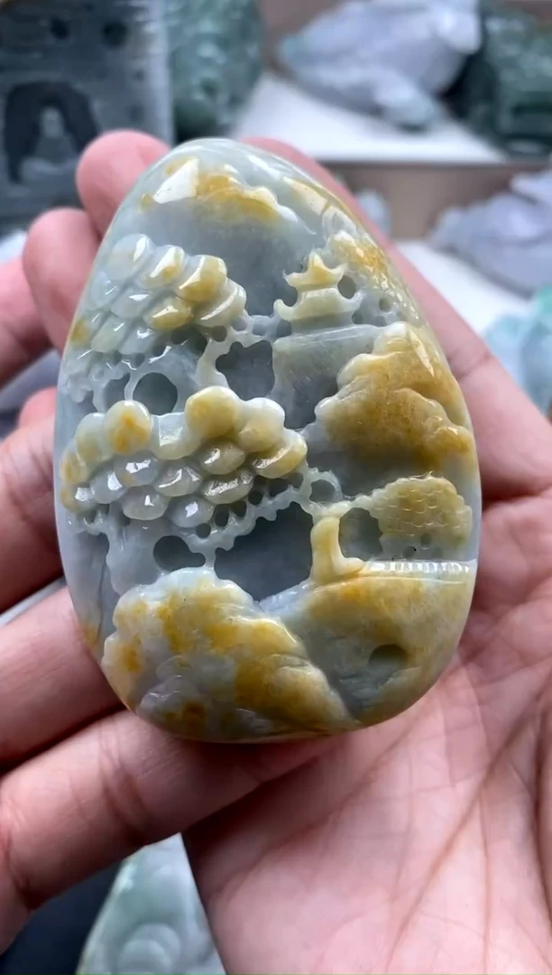 吊坠(不含链)未镶嵌翡翠1