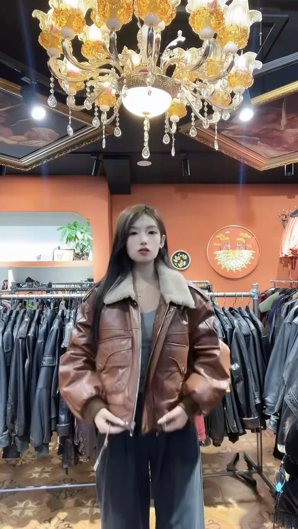 真皮皮衣福利皮衣