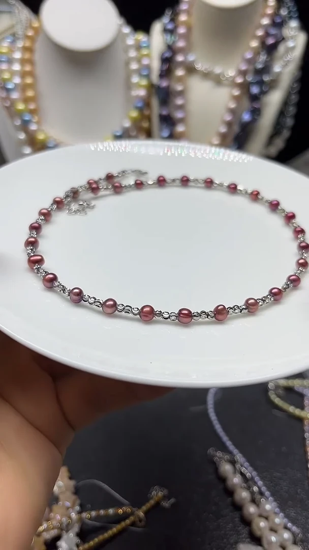 颈饰未镶嵌淡水珍珠多人