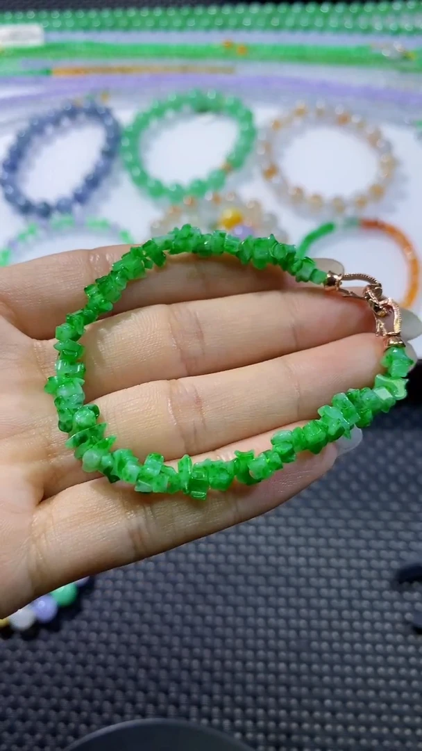 散珠翡翠碎碎手串