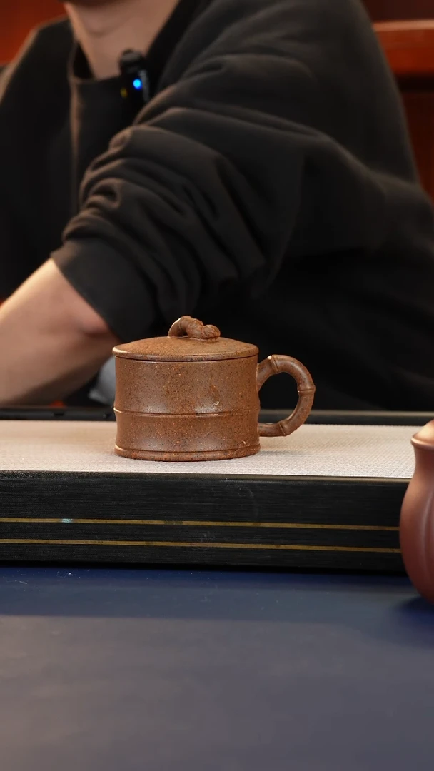 【闪购商品】紫砂茶杯龙骨金沙紫砂盖杯