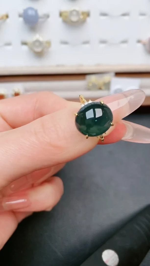 【闪购商品】翡翠戒指银S925镶嵌.....
