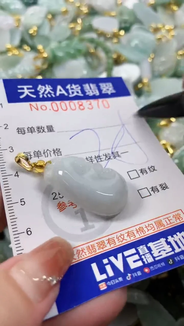 颈饰未镶嵌翡翠天然A货翡翠
